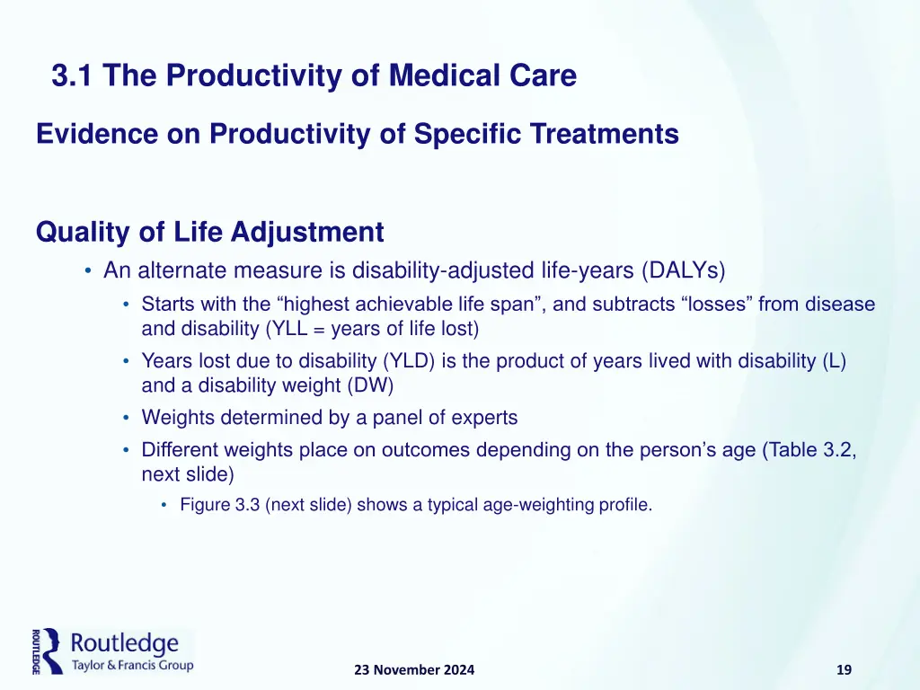 3 1 the productivity of medical care 14