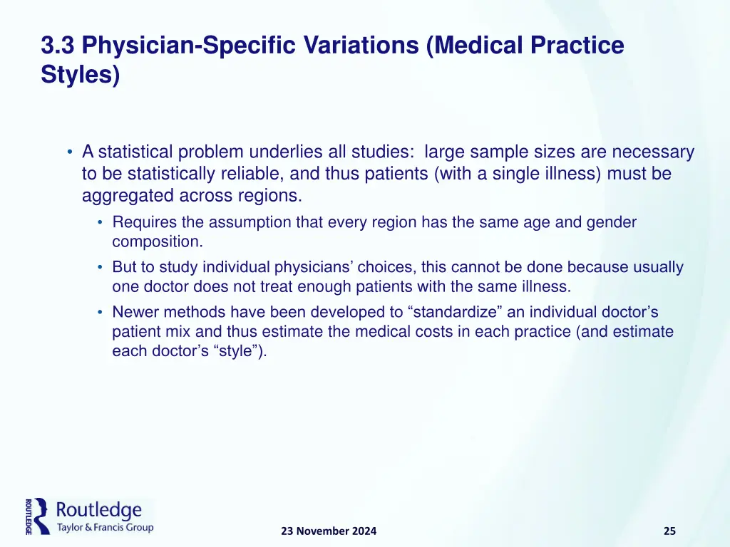 3 3 physician specific variations medical