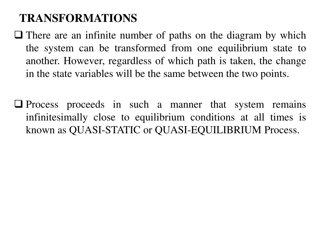 transformations there are an infinite number