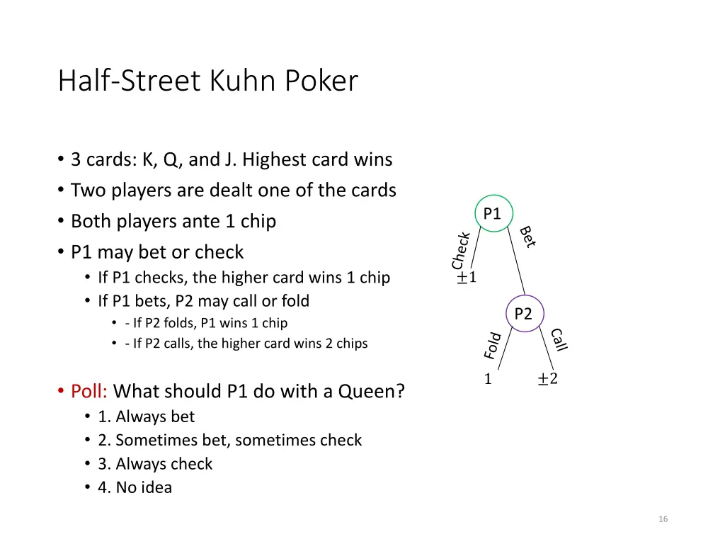 half street kuhn poker