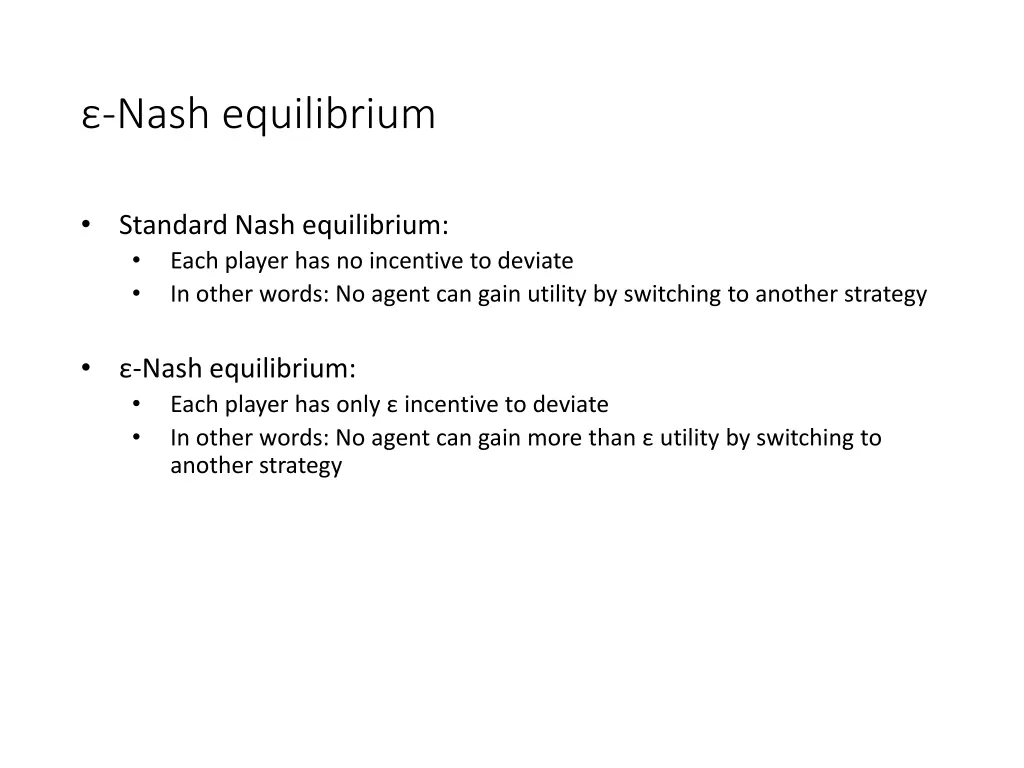 nash equilibrium