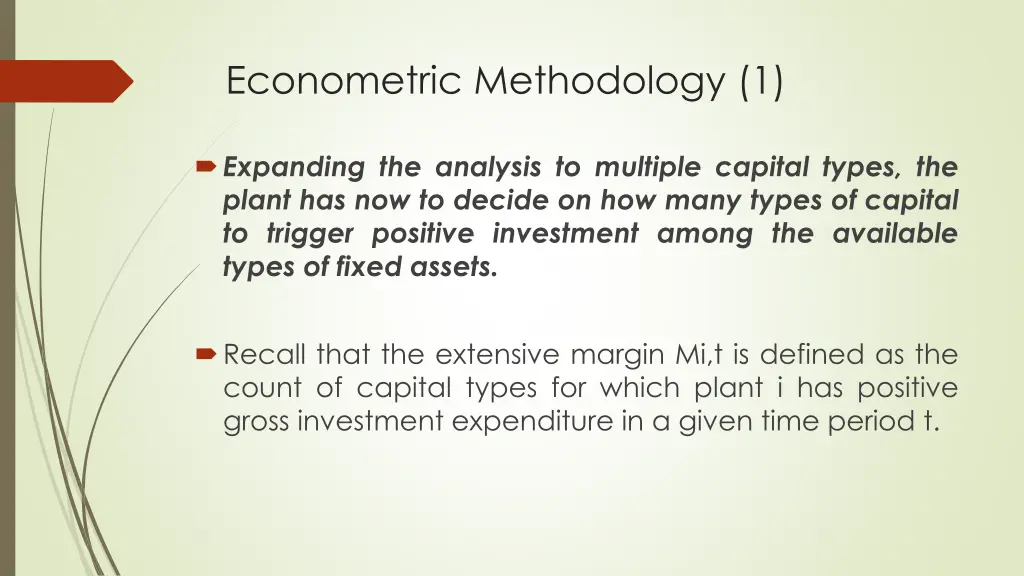 econometric methodology 1