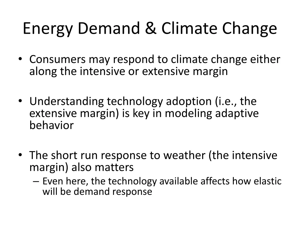 energy demand climate change