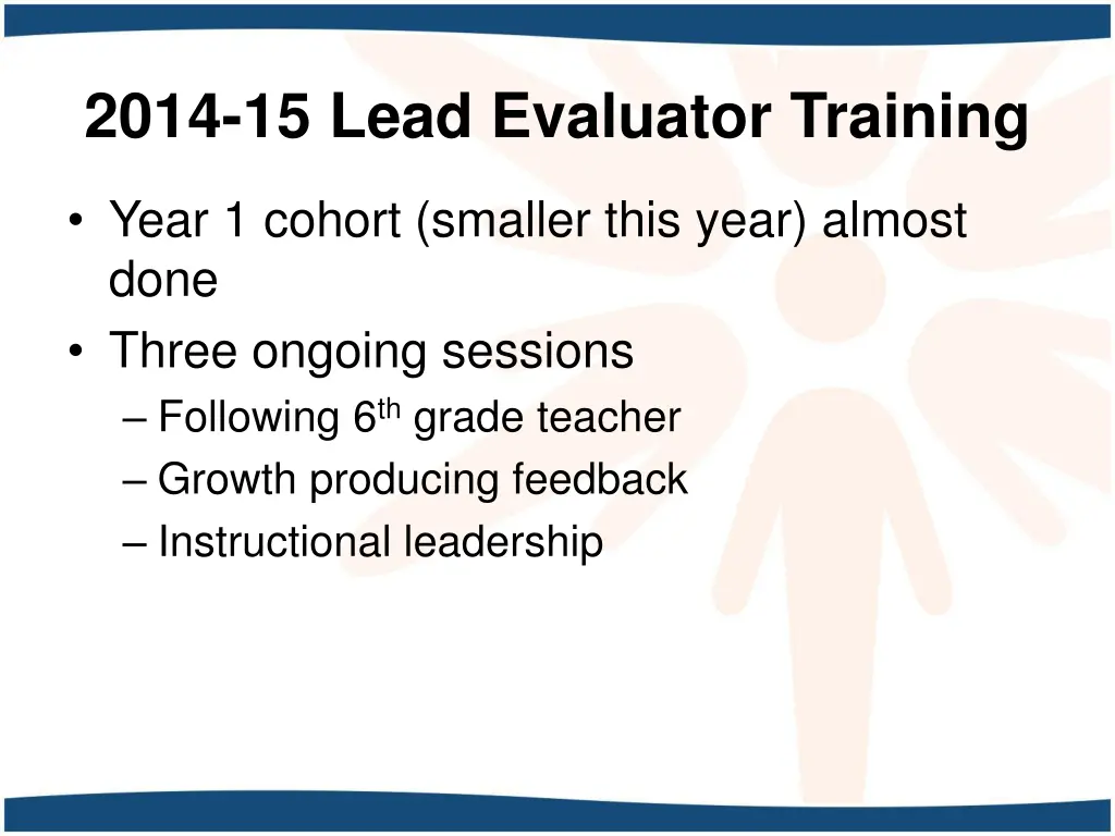 2014 15 lead evaluator training