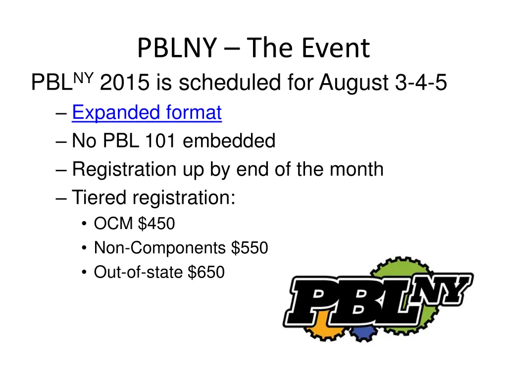 pblny the event