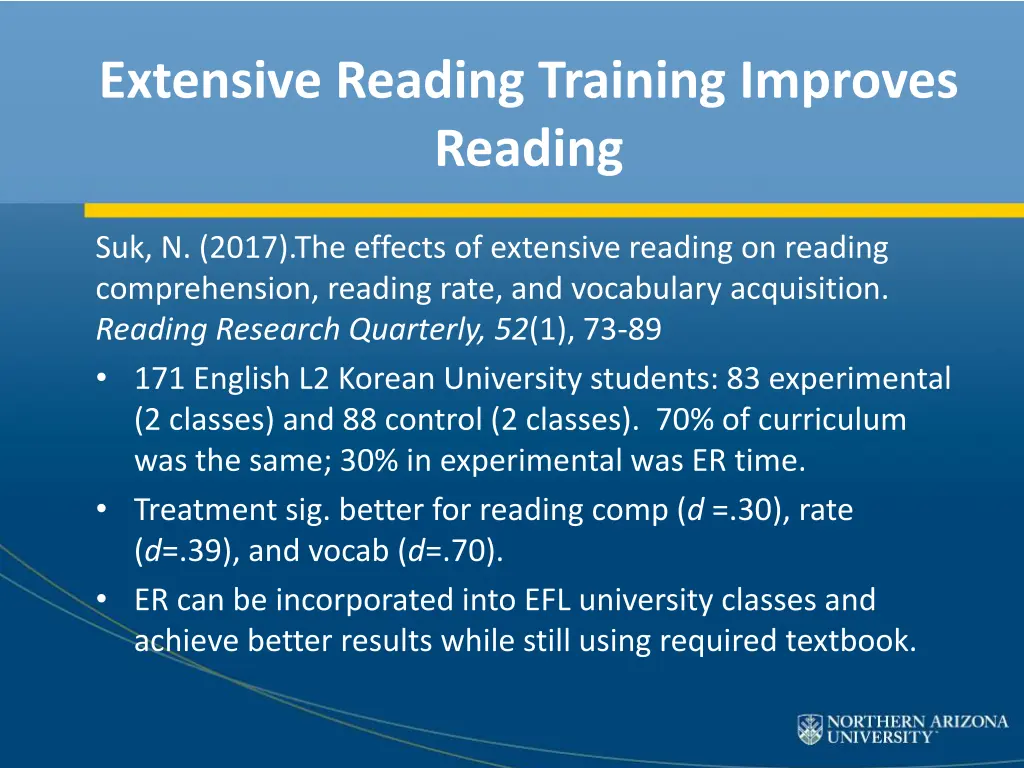 extensive reading training improves reading