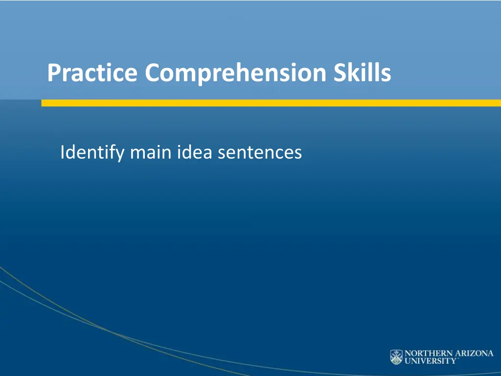 practice comprehension skills 1