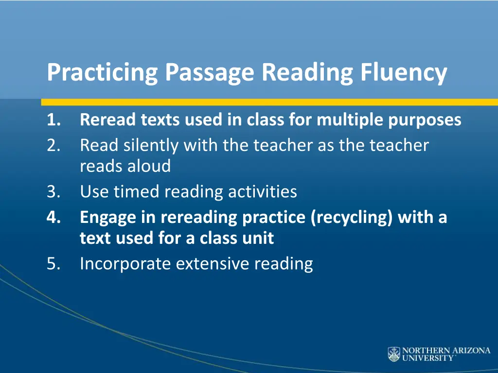 practicing passage reading fluency