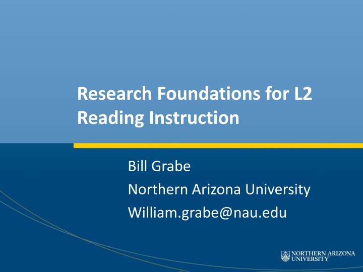 research foundations for l2 reading instruction