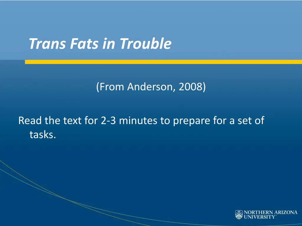 trans fats in trouble