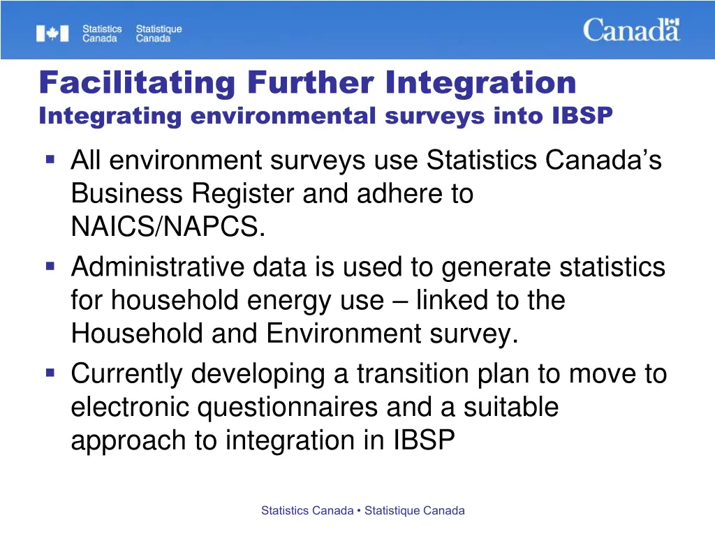 facilitating further integration integrating