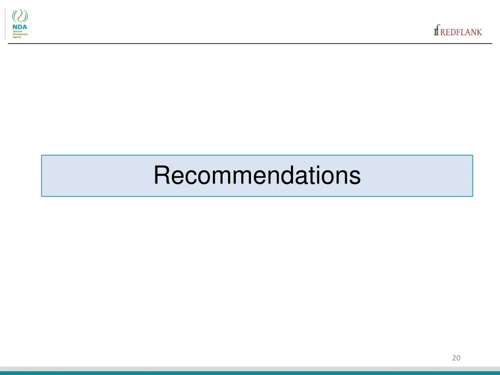 recommendations