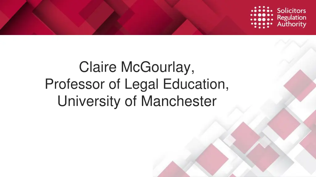 claire mcgourlay professor of legal education