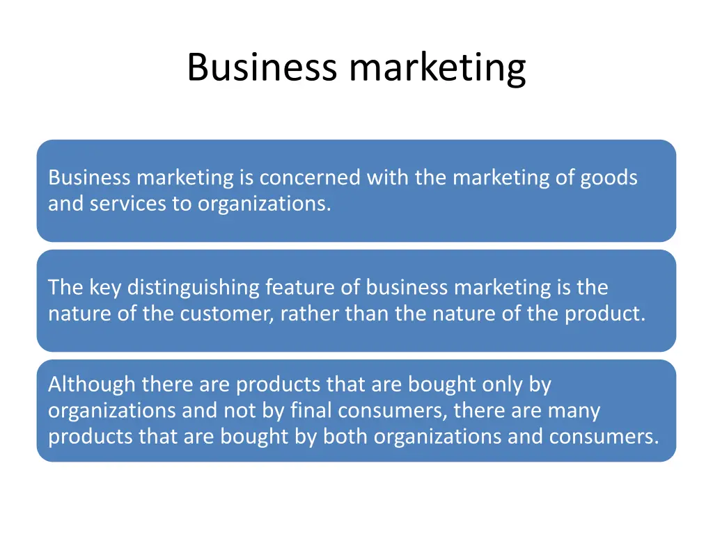 business marketing