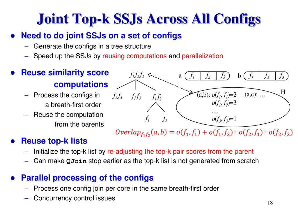 joint top k ssjs across all configs