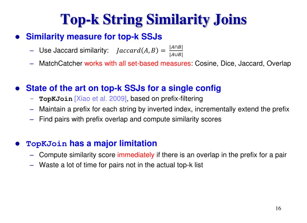 top k string similarity joins