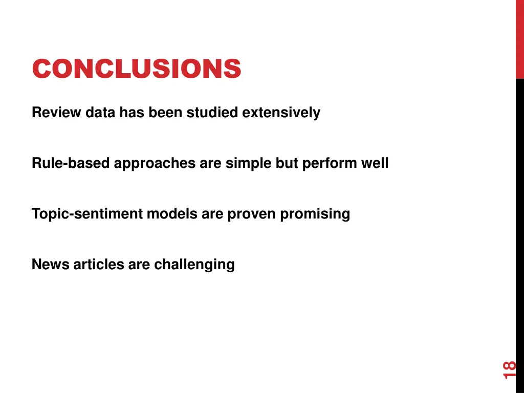 conclusions