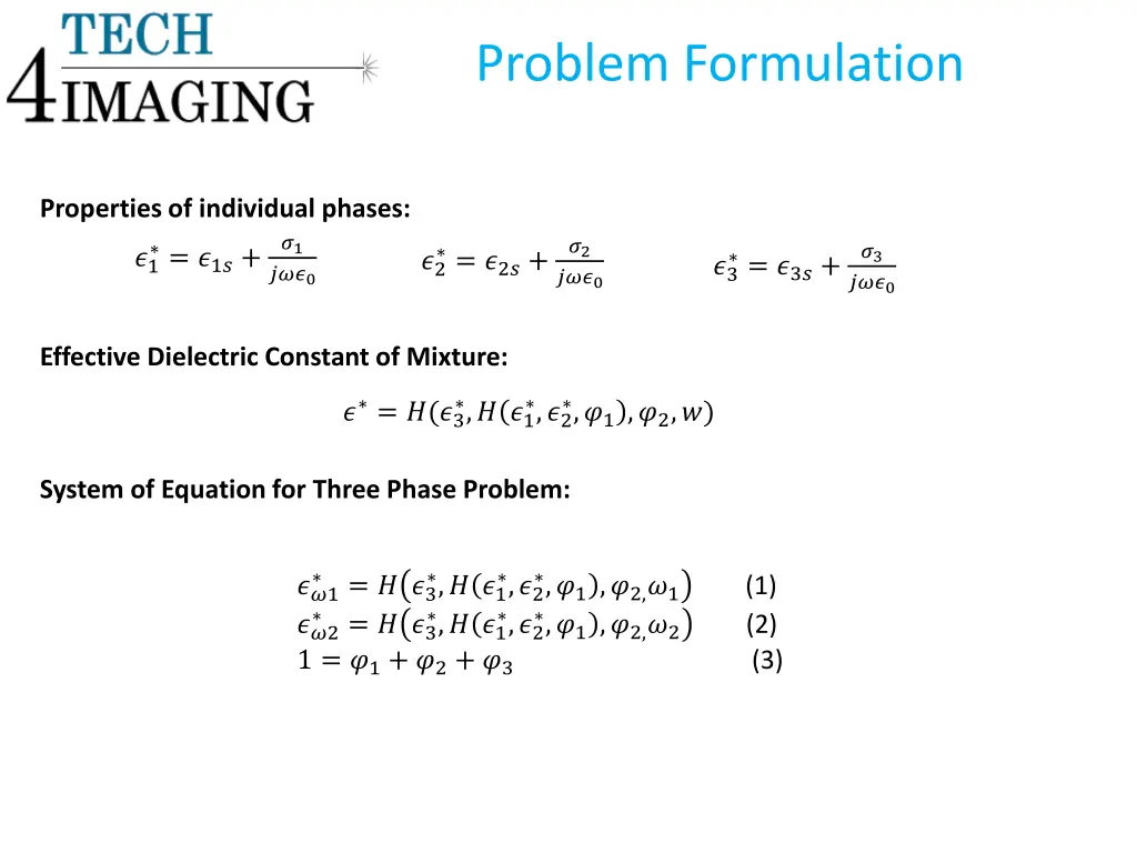 problem formulation