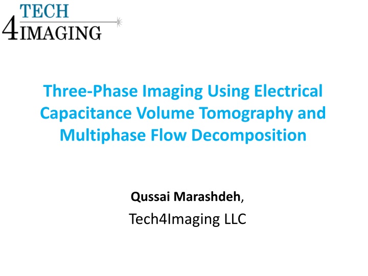 three phase imaging using electrical capacitance