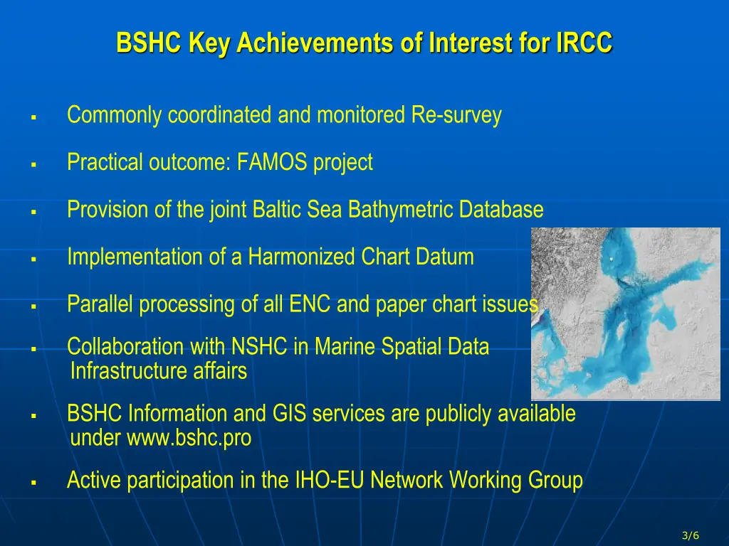 bshc key achievements of interest for ircc