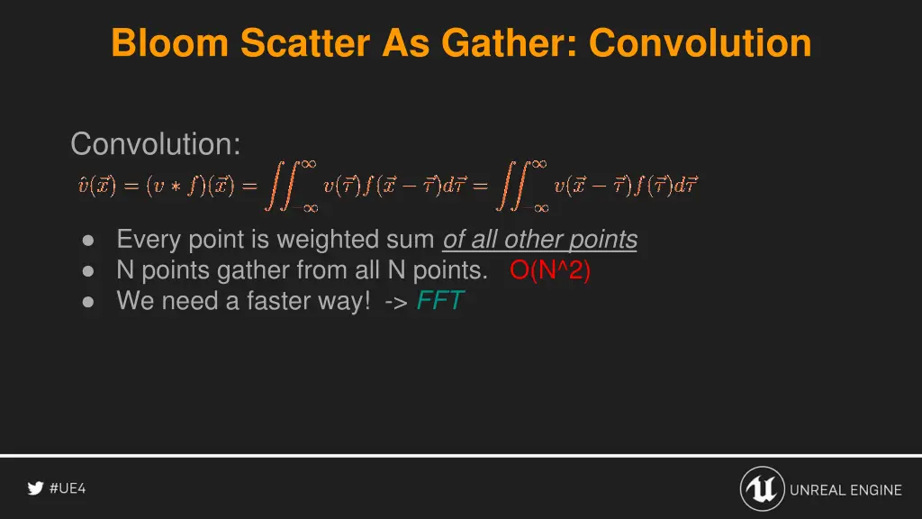 bloom scatter as gather convolution 1