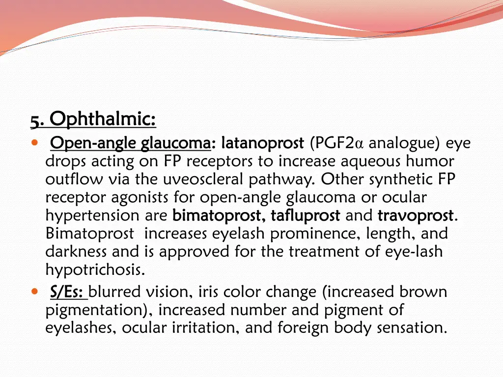 5 ophthalmic ophthalmic open open angle glaucoma