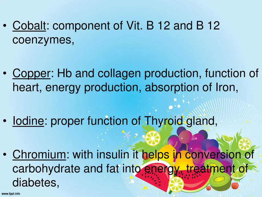 cobalt component of vit b 12 and b 12 coenzymes