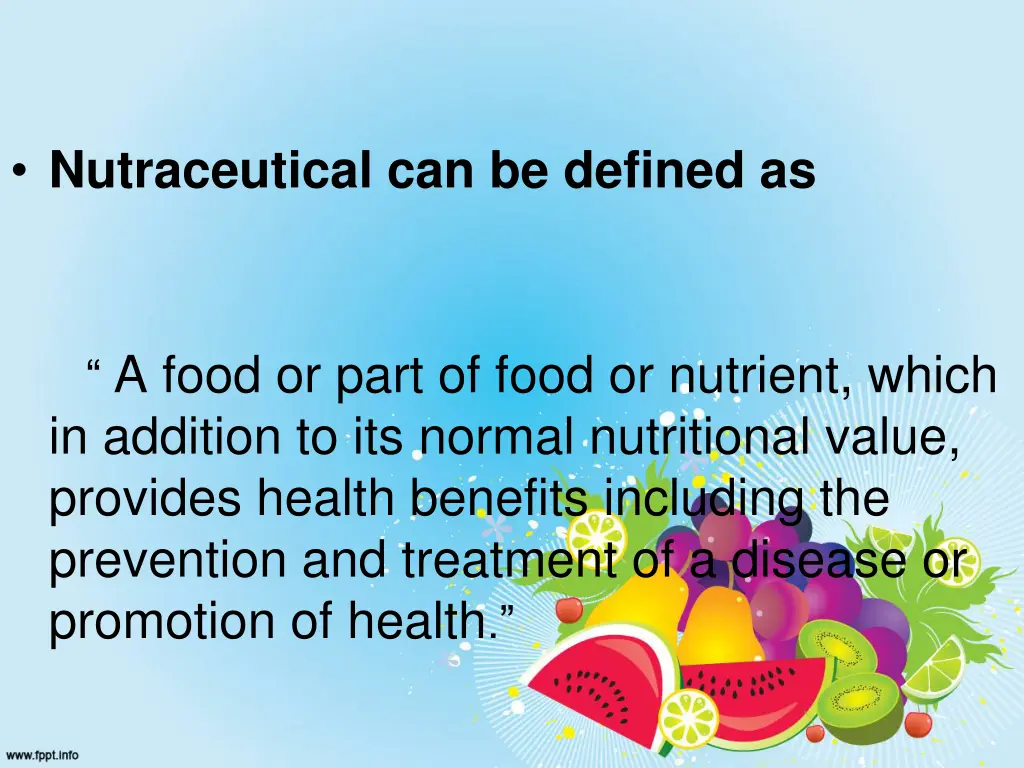 nutraceutical can be defined as