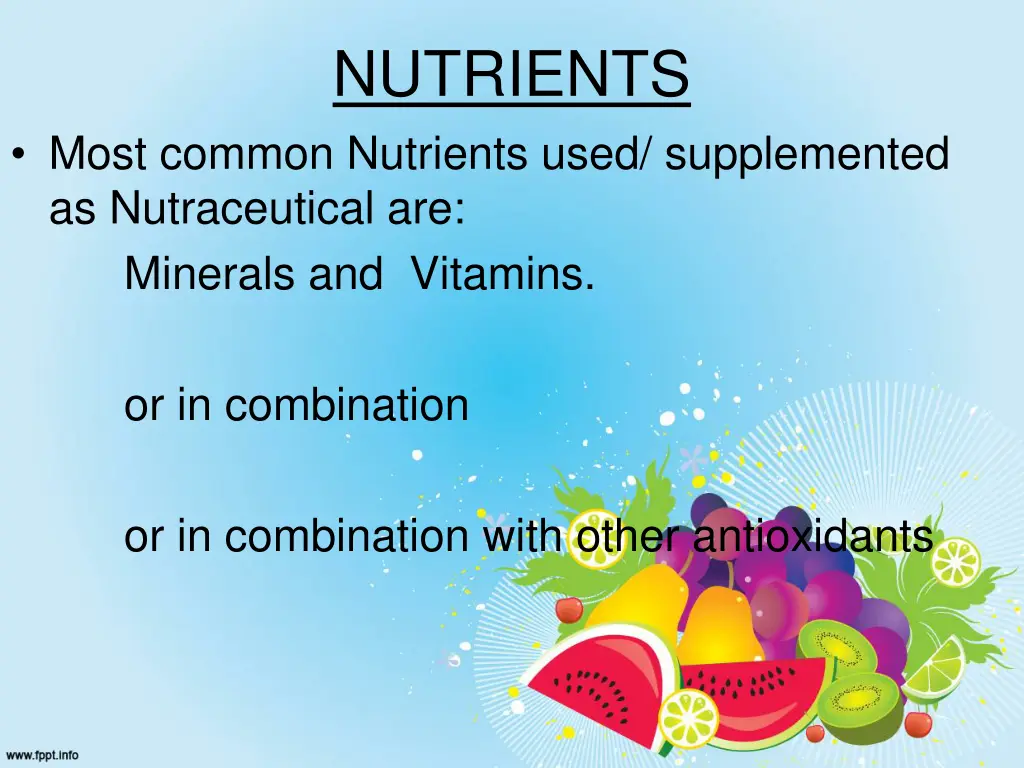 nutrients