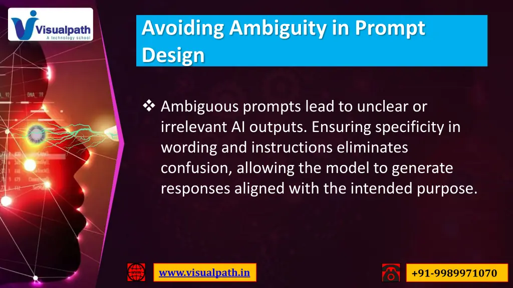 avoiding ambiguity in prompt design