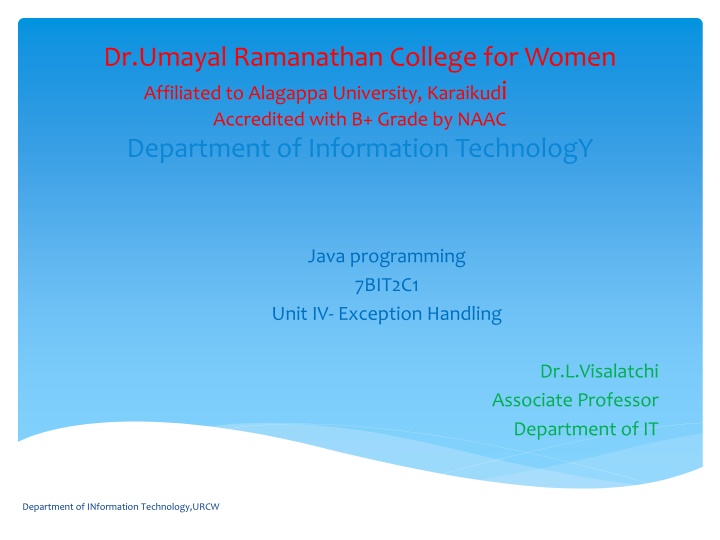 dr umayal ramanathan college for women affiliated