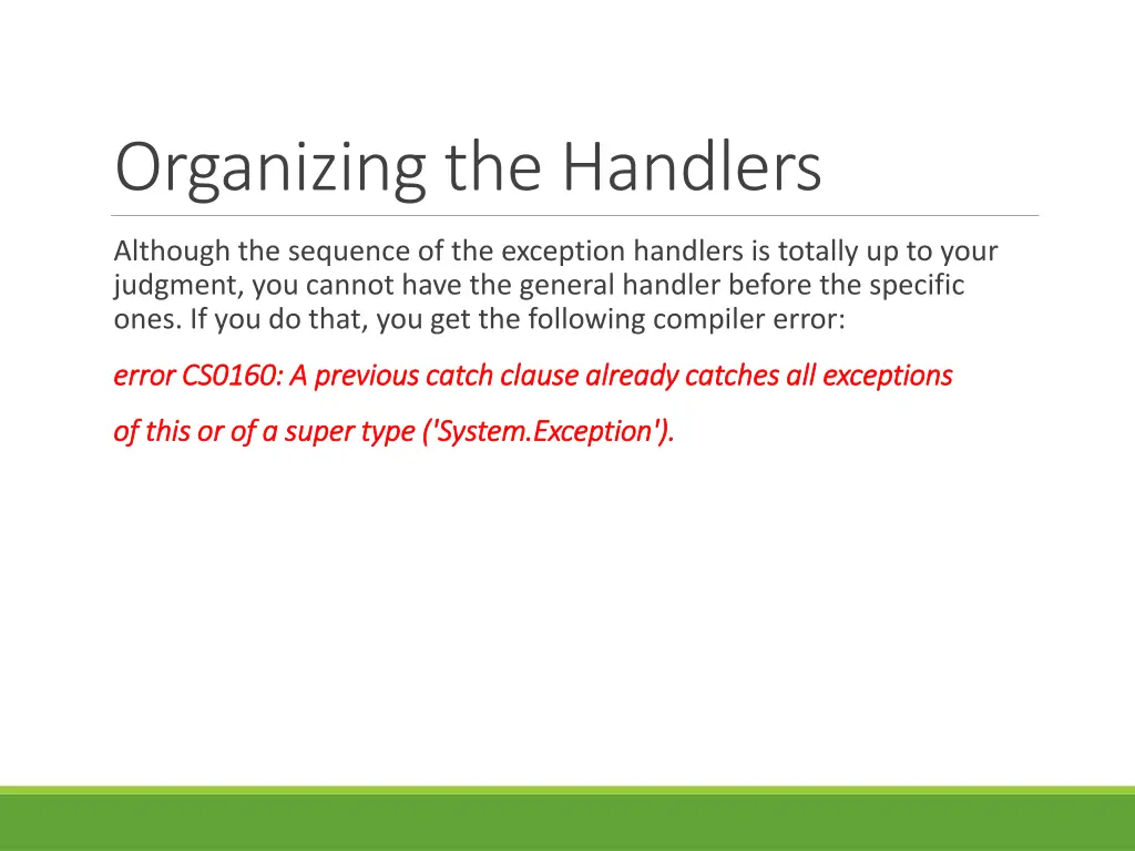 organizing the handlers 2