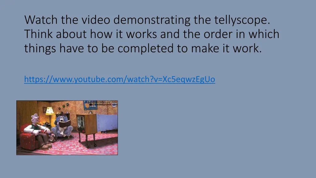 watch the video demonstrating the tellyscope