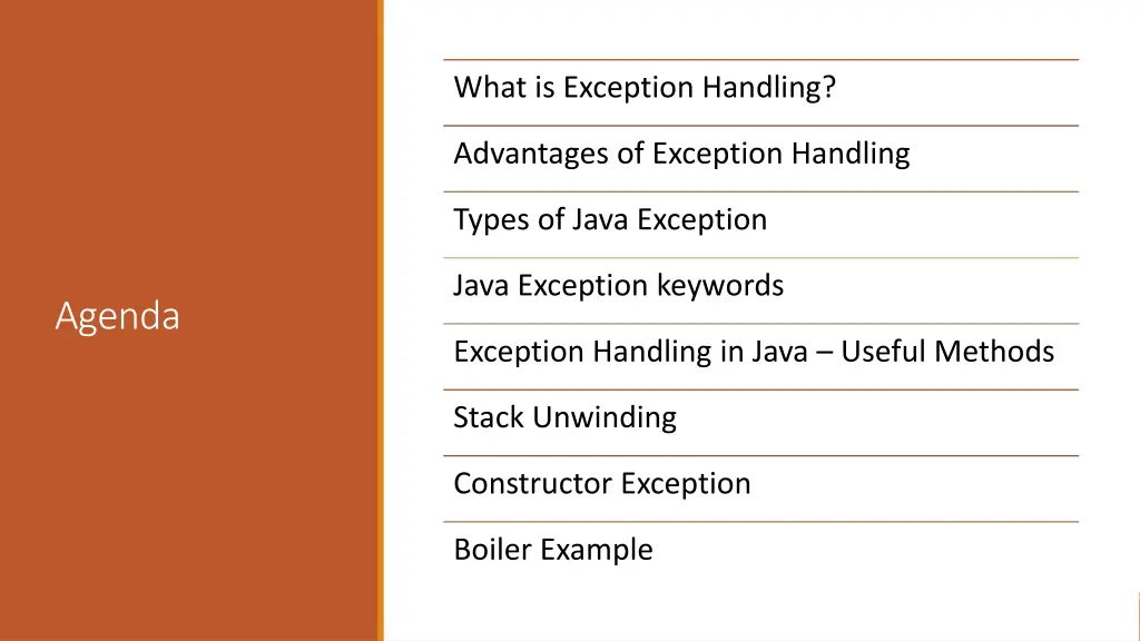 what is exception handling