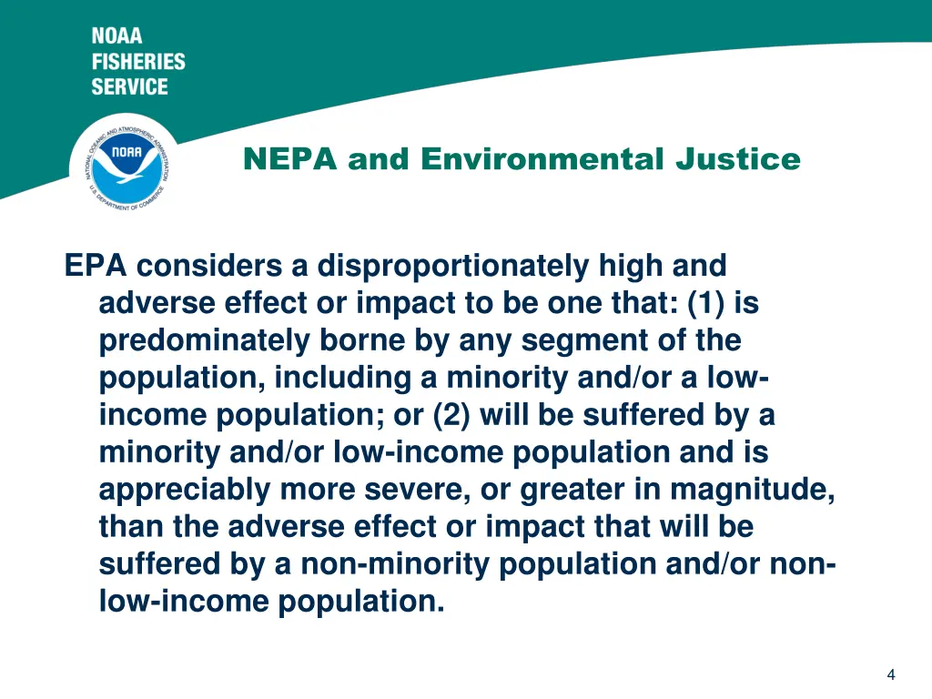 nepa and environmental justice