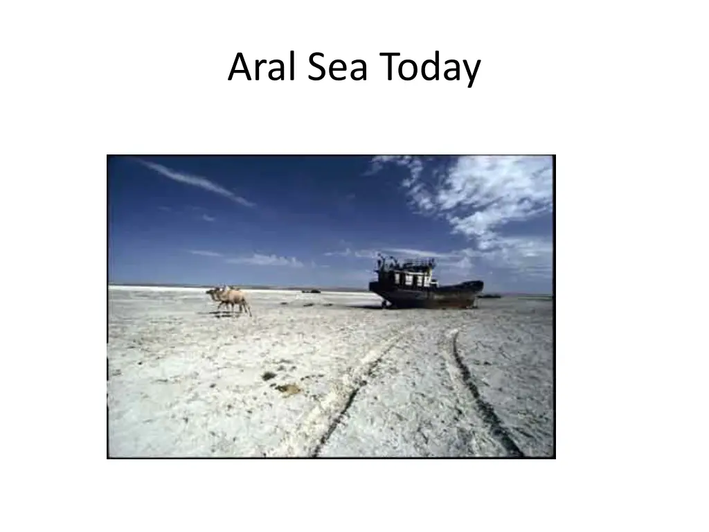 aral sea today