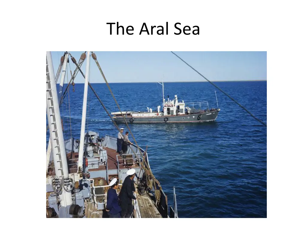 the aral sea