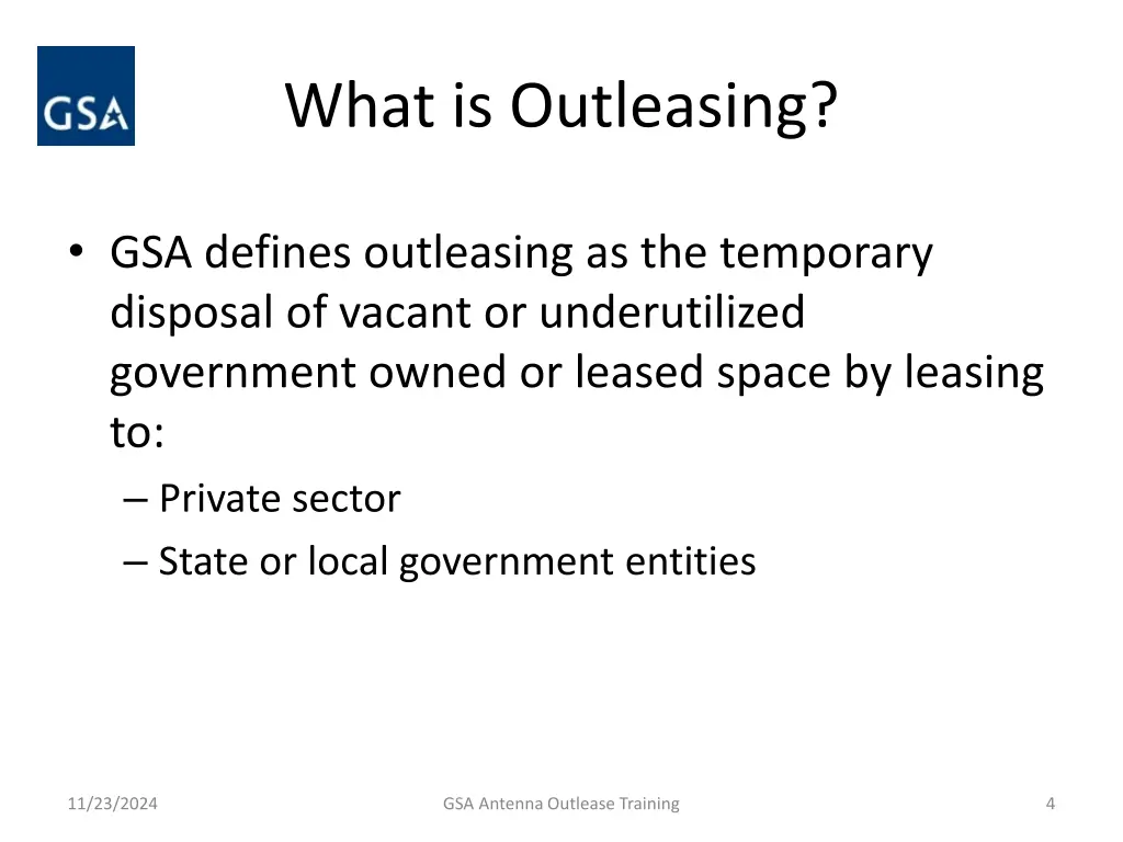 what is outleasing