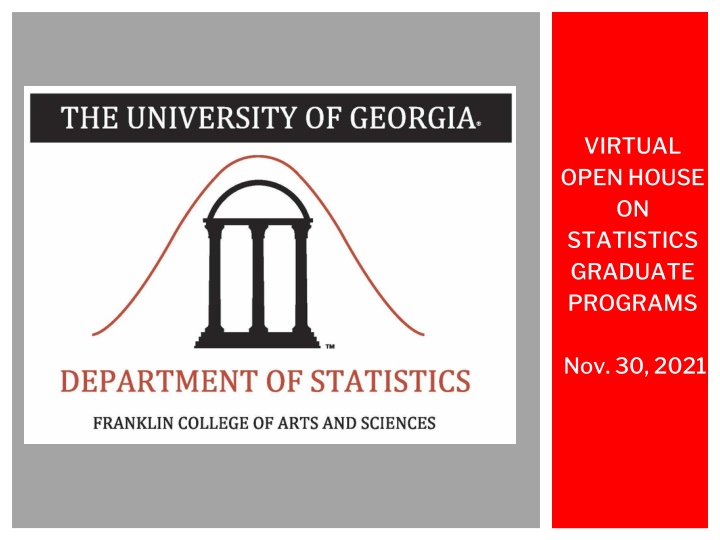 virtual open house on statistics graduate programs