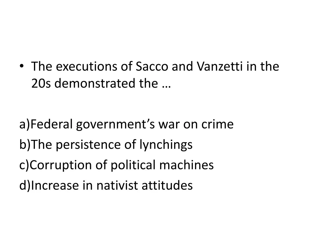 the executions of sacco and vanzetti