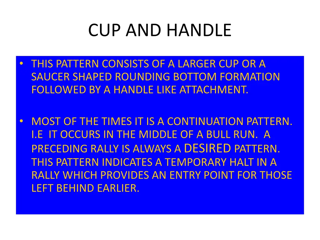 cup and handle