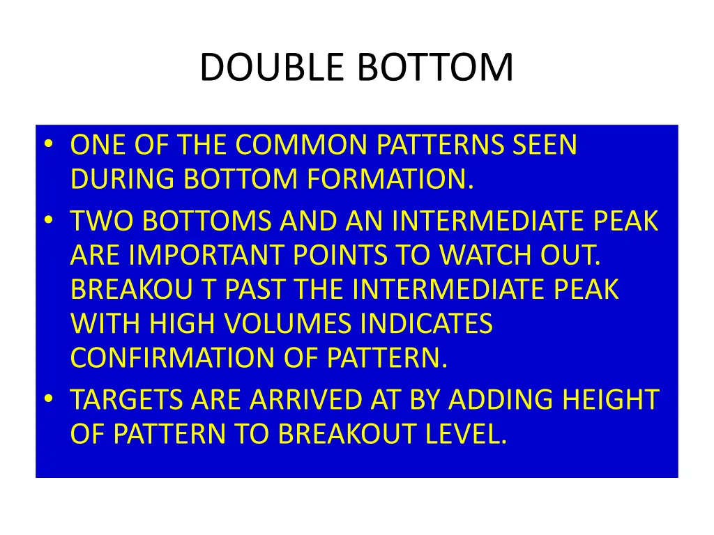 double bottom