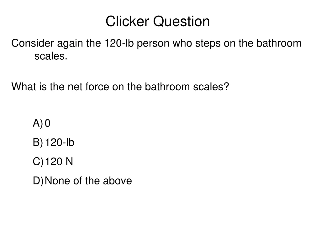 clicker question