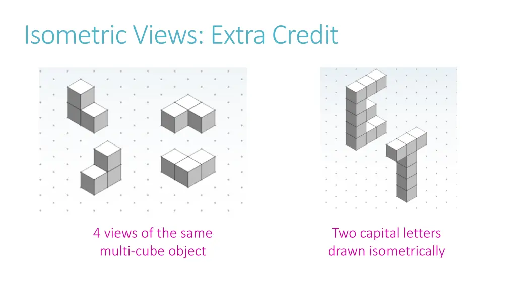 isometric views extra credit