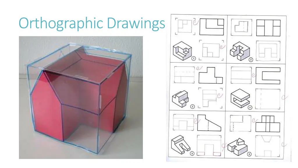 orthographic drawings 3