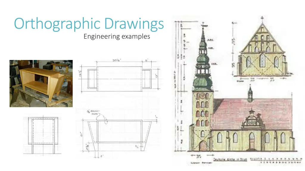 orthographic drawings engineering examples