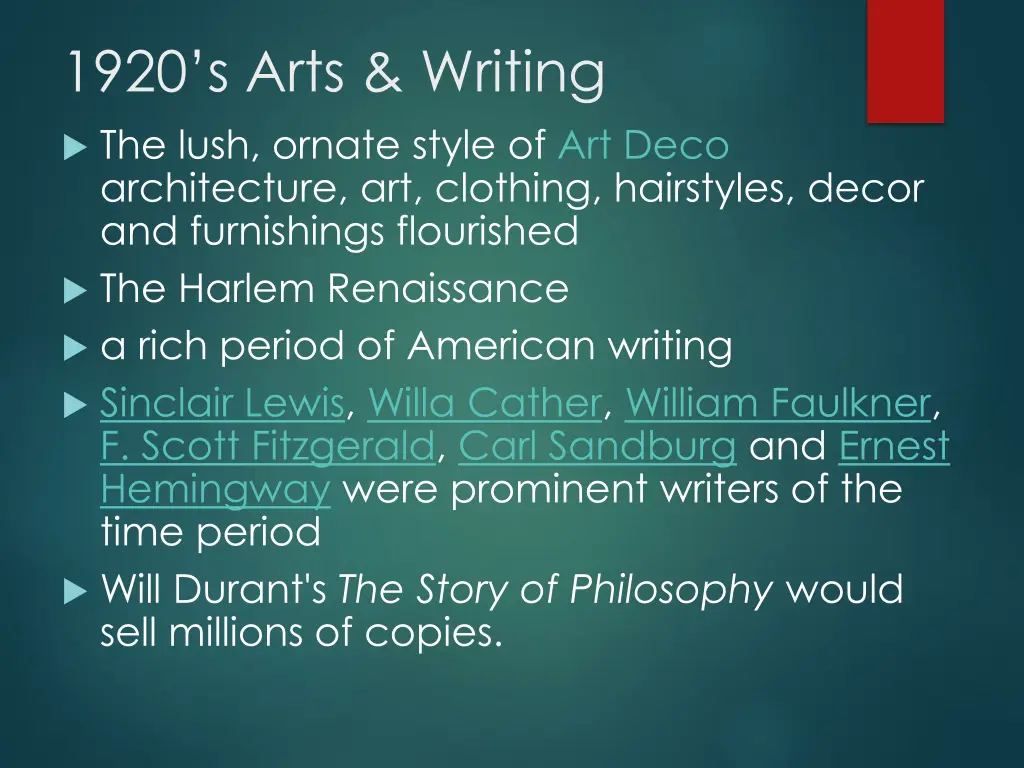 1920 s arts writing the lush ornate style