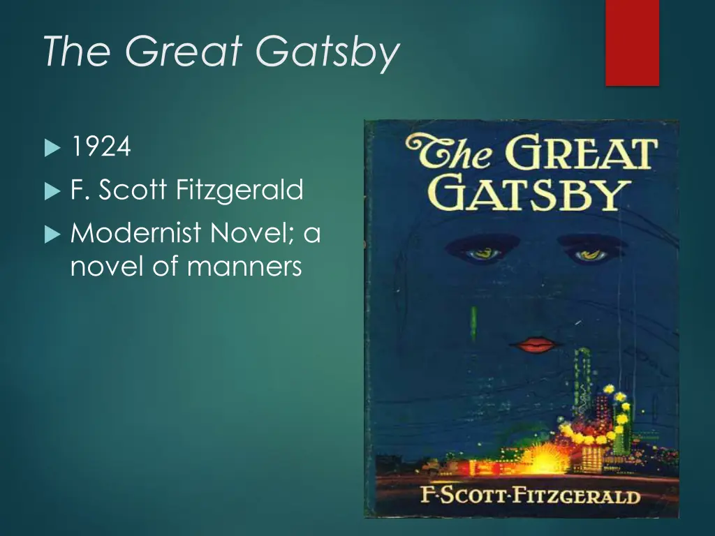 the great gatsby 1