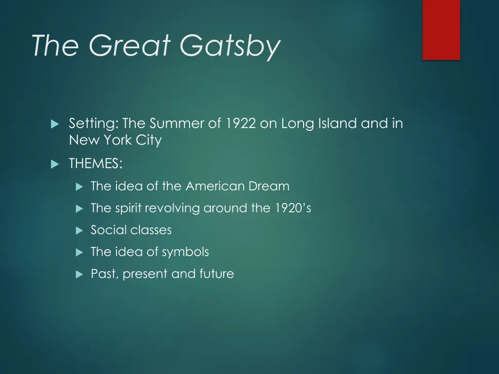 the great gatsby 2