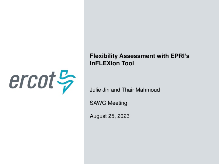 flexibility assessment with epri s inflexion tool